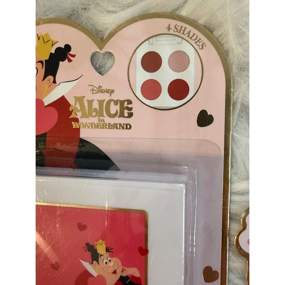 Disney Alice in Wonderland Lip Gloss Set Palette Cheshire Cat Queen of Hearts